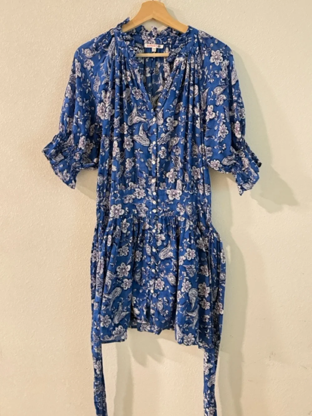 Anthropologie sundry mini dress perrin paisley size S - Picture 4 of 14